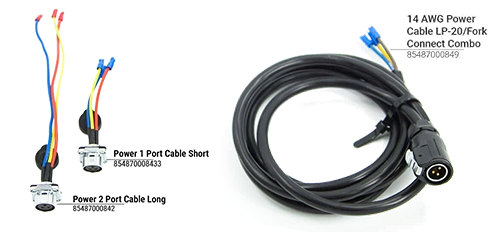 LP-20 14 AWG Power Cable with Fork Connector (85487000849)