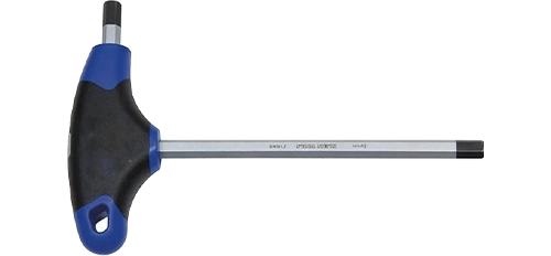 Module Removal Key: 3 mm Hex Key with Journeyman T-Handle, 6-Inch