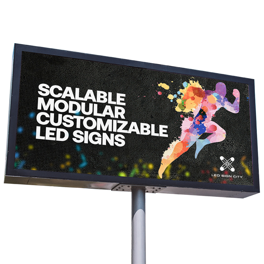 20'x10' Outdoor Led Sign With 3 Resolutions To Choose From