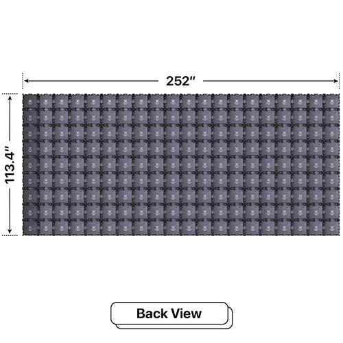 LED Sign City 9’ x 20’ LED sign, 3 Resolution Options, Brightness up to 10000 nits, Fully Programmable, Wireless Control System, Automatic sensors for brightness and temperature, Single and Double-sided display visibility