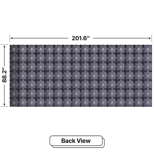 LED Sign City seven by sixteen inch LED sign, back view, Single and Double-sided display visibility, digital signage market, digital signage led, bar signs