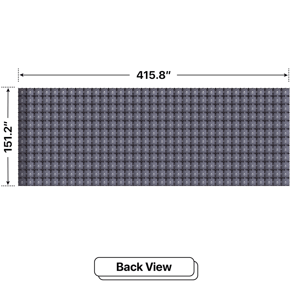 LED Sign City 12’ x 33’ LED sign, 3 Resolution Options, Brightness up to 10000 nits, Fully Programmable, Wireless Control System, Automatic sensors for brightness and temperature, Single and Double-sided display visibility