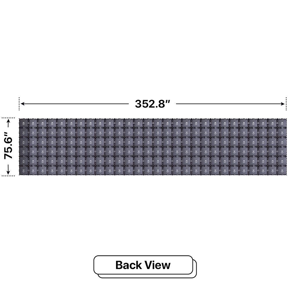 LED Sign City six by twenty eight inch LED sign, back view, Single and Double-sided display visibility, digital signage marketing, led digital signage display, church signs