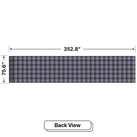 LED Sign City six by twenty eight inch LED sign, back view, Single and Double-sided display visibility, digital signage marketing, led digital signage display, church signs