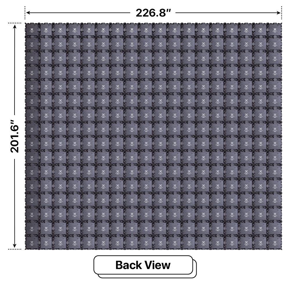 LED Sign City 16’ x 18’ LED sign, 3 Resolution Options, Brightness up to 10000 nits, Fully Programmable, Wireless Control System, Automatic sensors for brightness and temperature, Single and Double-sided display visibility