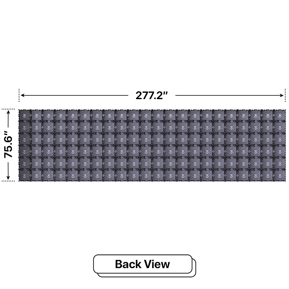 LED Sign City six by twenty two inch LED sign, back view, Brightness up to 10000 nits, digital signage market, led digital signage display, bar signs