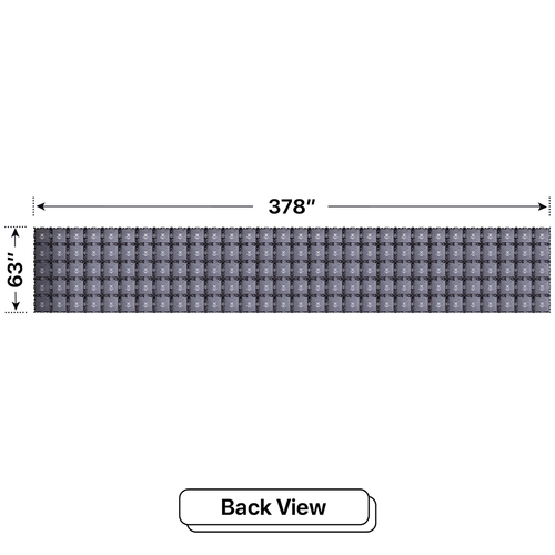 LED Sign City five by thirty inch LED sign, back view, Brightness up to 10000 nits, digital signage marketing, digital led signage, church signs