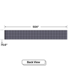 LED Sign City six by forty inch LED sign, back view, 3 Resolution Options, global digital signage market, digital signage led screen, bar signs