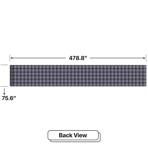 LED Sign City six by thirty eight inch LED sign, back view, Single and Double-sided display visibility, digital signage marketing, led digital signage display, church signs