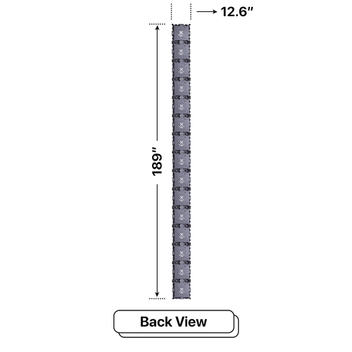 LED Sign City 15’ x 1’ LED sign, 3 Resolution Options, Brightness up to 10000 nits, Fully Programmable, Wireless Control System, Automatic sensors for brightness and temperature, Single and Double-sided display visibility