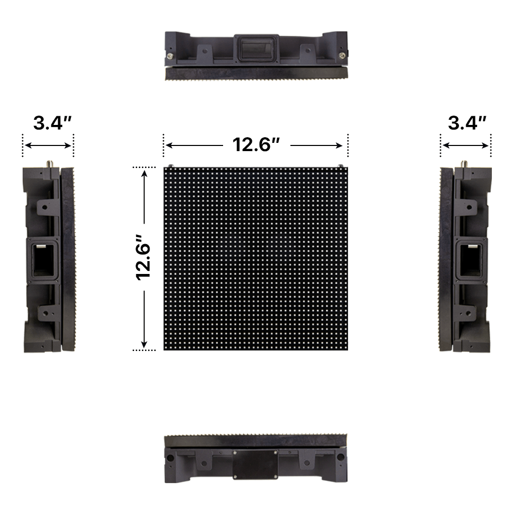 LED Sign City 16’ x 1’ LED sign, 3 Resolution Options, Brightness up to 10000 nits, Fully Programmable, Wireless Control System, Automatic sensors for brightness and temperature, Single and Double-sided display visibility