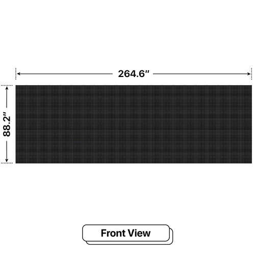 LED Sign City seven by twenty one inch LED sign, front view, Single and Double-sided display visibility, digital signage market, digital signage led, bar signs