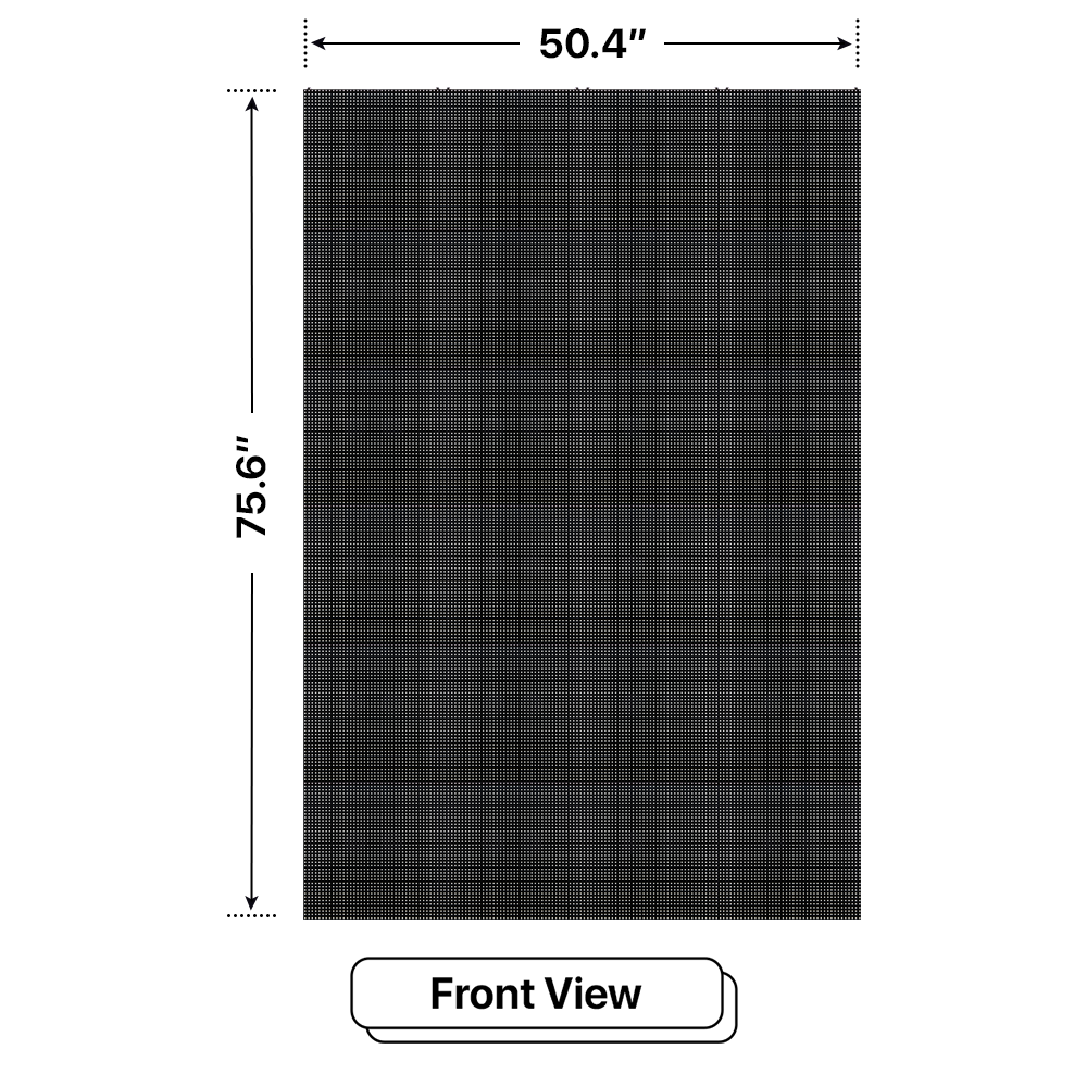 LED Sign City six by four inch LED sign, front view, 3 Resolution Options, global digital signage market, digital signage led screen, bar signs