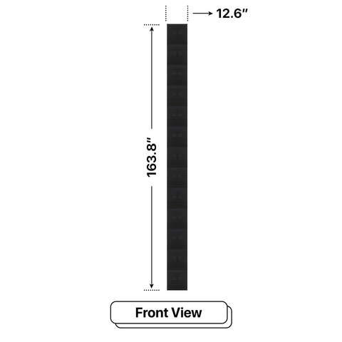 Led Sign City Series 13X1 outdoor custom led sign with brilliant full-color programmable digital signage, Free software, and wireless communication