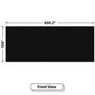 Led Sign City Series 15X37 outdoor custom led sign with brilliant full-color programmable digital signage, Free software, and wireless communication