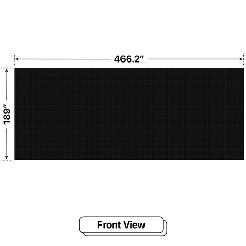 Led Sign City Series 15X37 outdoor custom led sign with brilliant full-color programmable digital signage, Free software, and wireless communication
