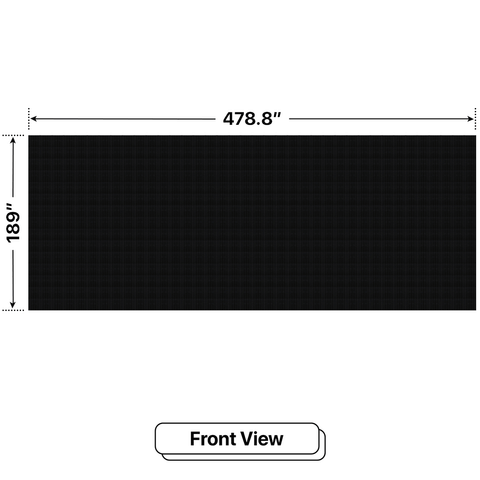 Led Sign City Series 15X38 outdoor custom led sign with brilliant full-color programmable digital signage, Free software, and wireless communication