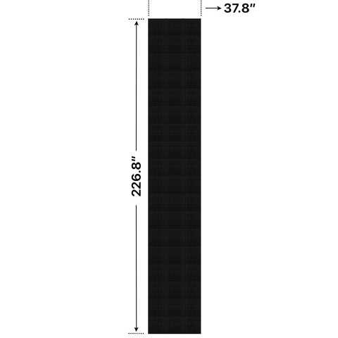 Led Sign City Series 18X3 outdoor custom led sign with brilliant full-color programmable digital signage, Free software, and wireless communication