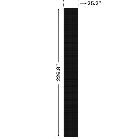 Led Sign City Series 18X2 outdoor custom led sign with brilliant full-color programmable digital signage, Free software, and wireless communication