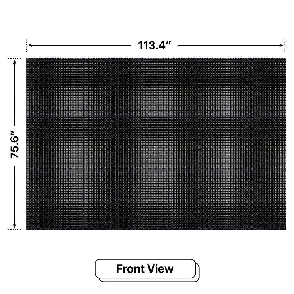 LED Sign City six by nine inch LED sign, front view, Single and Double-sided display visibility, digital signage marketing, led digital signage display, church signs