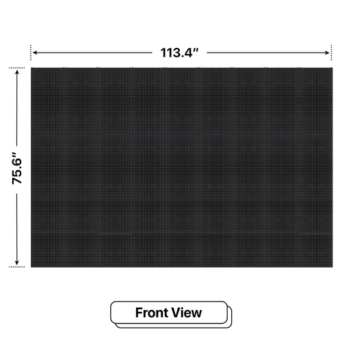 LED Sign City six by nine inch LED sign, front view, Single and Double-sided display visibility, digital signage marketing, led digital signage display, church signs
