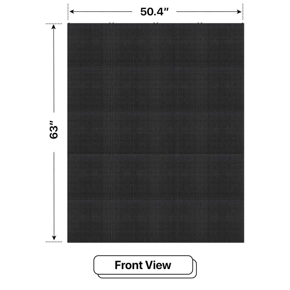 LED Sign City five by four inch LED sign, front view, 3 Resolution Options, global digital signage market, digital signage led screen, bar signs