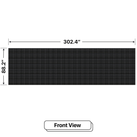 LED Sign City seven by twenty four inch LED sign, front view, 3 Resolution Options, global digital signage market, digital signage led screen, bar signs