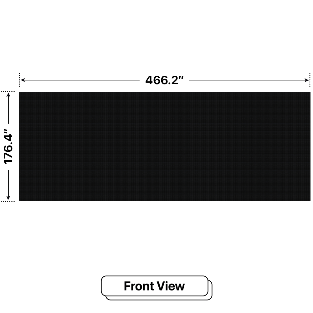 LED Sign City 14’ x 37’ LED sign, 3 Resolution Options, Brightness up to 10000 nits, Fully Programmable, Wireless Control System, Automatic sensors for brightness and temperature, Single and Double-sided display visibility