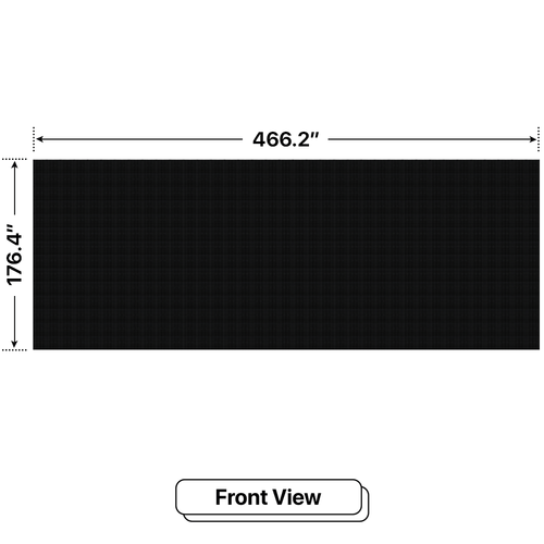 LED Sign City 14’ x 37’ LED sign, 3 Resolution Options, Brightness up to 10000 nits, Fully Programmable, Wireless Control System, Automatic sensors for brightness and temperature, Single and Double-sided display visibility