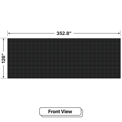 LED Sign City 10’ x 28’ LED sign, 3 Resolution Options, Brightness up to 10000 nits, Fully Programmable, Wireless Control System, Automatic sensors for brightness and temperature, Single and Double-sided display visibility