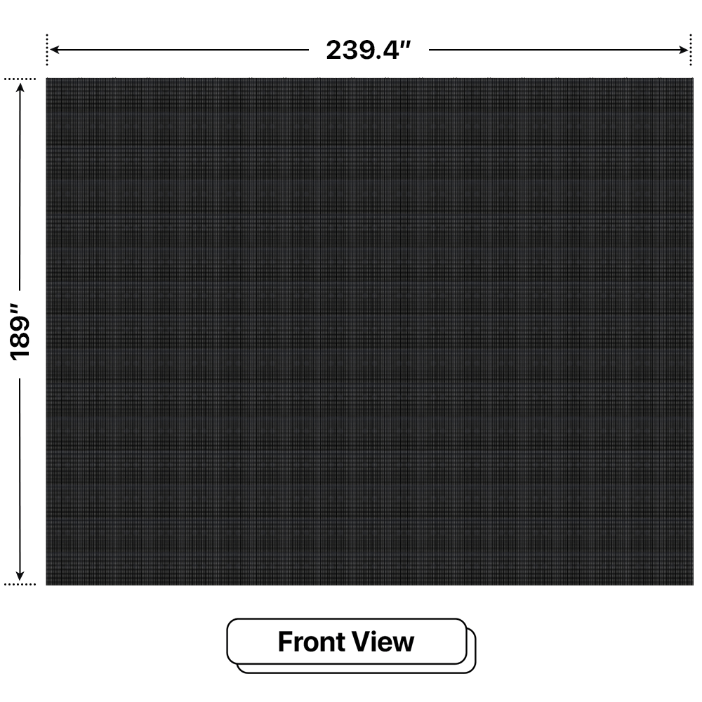 LED Sign City 15’ x 19’ LED sign, 3 Resolution Options, Brightness up to 10000 nits, Fully Programmable, Wireless Control System, Automatic sensors for brightness and temperature, Single and Double-sided display visibility
