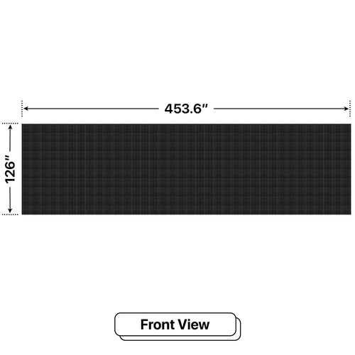 LED Sign City 10’ x 36’ LED sign, 3 Resolution Options, Brightness up to 10000 nits, Fully Programmable, Wireless Control System, Automatic sensors for brightness and temperature, Single and Double-sided display visibility