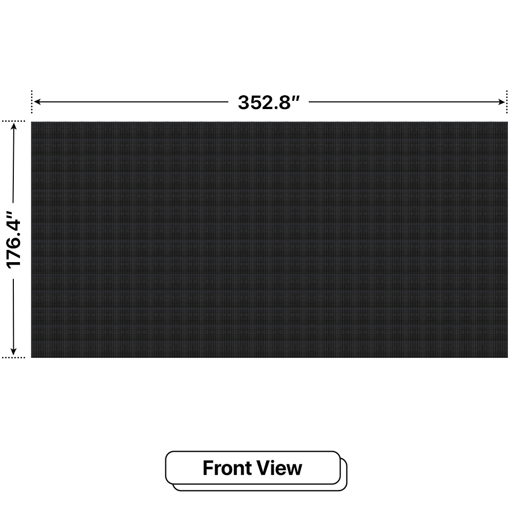 LED Sign City 14’ x 28’ LED sign, 3 Resolution Options, Brightness up to 10000 nits, Fully Programmable, Wireless Control System, Automatic sensors for brightness and temperature, Single and Double-sided display visibility