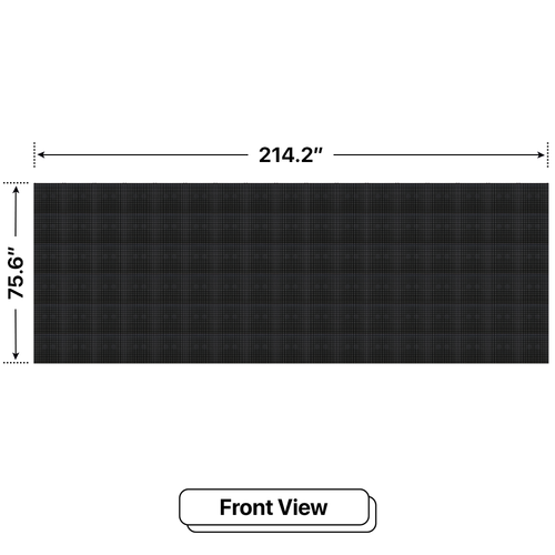 LED Sign City six by seventeen inch LED sign, front view, Brightness up to 10000 nits, digital signage market, led digital signage display, bar signs