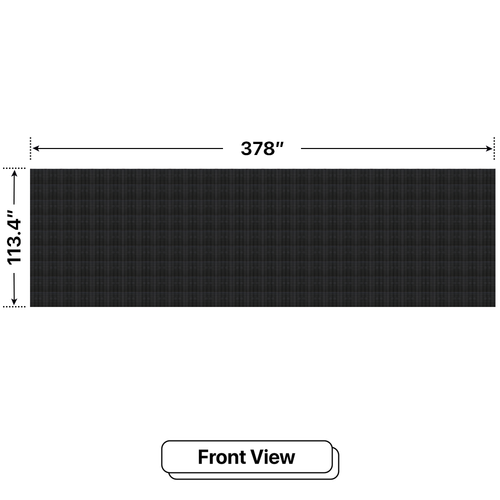 LED Sign City 9’ x 30’ LED sign, 3 Resolution Options, Brightness up to 10000 nits, Fully Programmable, Wireless Control System, Automatic sensors for brightness and temperature, Single and Double-sided display visibility