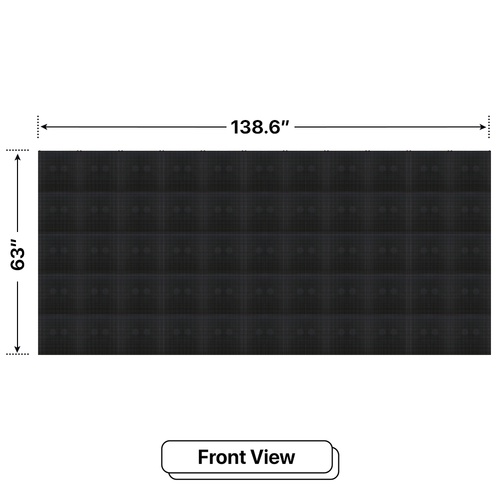 LED Sign City five by eleven inch LED sign, front view, 3 Resolution, up to 10000 nits, digital signage marketing, led digital signage display, church signs