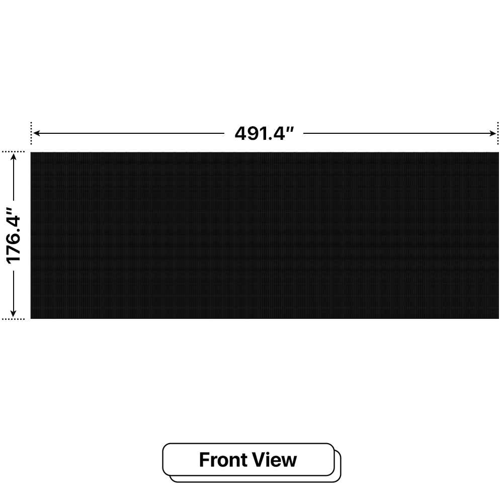 LED Sign City 14’ x 39’ LED sign, 3 Resolution Options, Brightness up to 10000 nits, Fully Programmable, Wireless Control System, Automatic sensors for brightness and temperature, Single and Double-sided display visibility