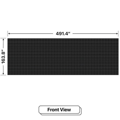 LED Sign City 13’ x 39’ LED sign, 3 Resolution Options, Brightness up to 10000 nits, Fully Programmable, Wireless Control System, Automatic sensors for brightness and temperature, Single and Double-sided display visibility