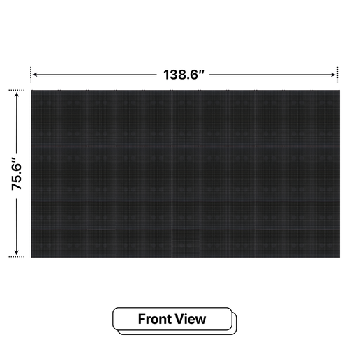 LED Sign City six by eleven inch LED sign, front view, Single and Double-sided display visibility, digital signage market, digital signage led, bar signs