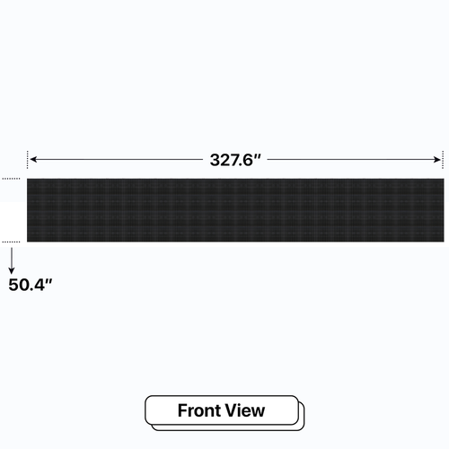 LED Sign City four by twenty six inch LED sign, front view, Brightness up to 10000 nits, digital signage market, led digital signage display, bar signs