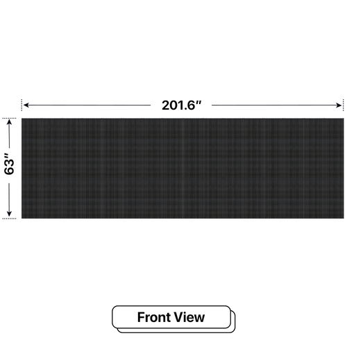 LED Sign City five by sixteen inch LED sign, front view, 3 Resolution, up to 10000 nits, digital signage marketing, led digital signage display, church signs