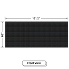 LED Sign City five by twelve inch LED sign, front view, 3 Resolution, up to 10000 nits, digital signage market, digital signage led, bar signs