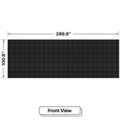 LED Sign City eight by twenty three inch LED sign, front view, Brightness up to 10000 nits, digital signage marketing, digital led signage, church signs