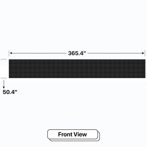 LED Sign City four by twenty nine inch LED sign, front view, Single and Double-sided display visibility, digital signage marketing, led digital signage display, church signs