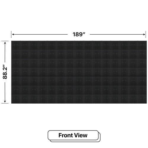 LED Sign City seven by fifteen inch LED sign, front view, Single and Double-sided display visibility, digital signage market, digital signage led, bar signs
