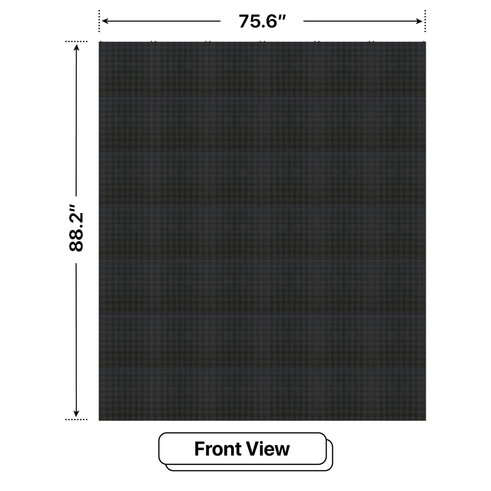 LED Sign City seven by six inch LED sign, front view, 3 Resolution, up to 10000 nits, digital signage marketing, led digital signage display, church signs