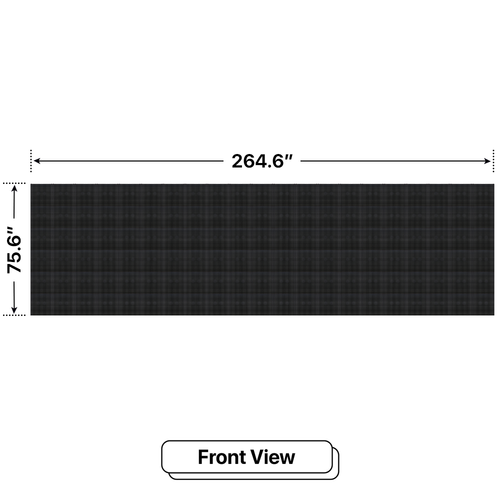 Led Sign City Series 6X21 outdoor custom led sign with brilliant full-color programmable digital signage, Free software, and wireless communication
