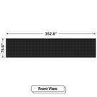 LED Sign City six by twenty eight inch LED sign, front view, 3 Resolution Options, digital signage market, digital signage led, bar signs