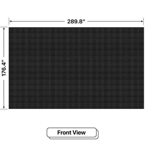 LED Sign City 14’ x 23’ LED sign, 3 Resolution Options, Brightness up to 10000 nits, Fully Programmable, Wireless Control System, Automatic sensors for brightness and temperature, Single and Double-sided display visibility