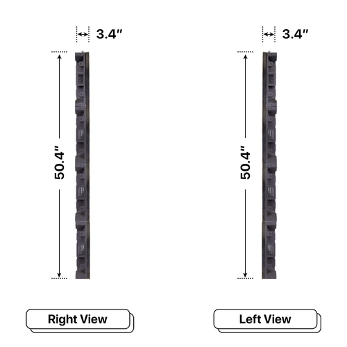 LED Sign City four by thirty five inch LED sign, right and left view, Fully Programmable, global digital signage market, bar signs